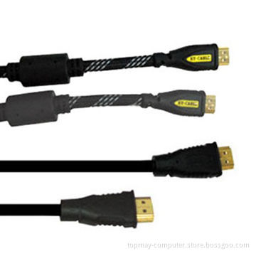 HDMI 19-pin to 19-pin Cables with High-density Triple Shielding